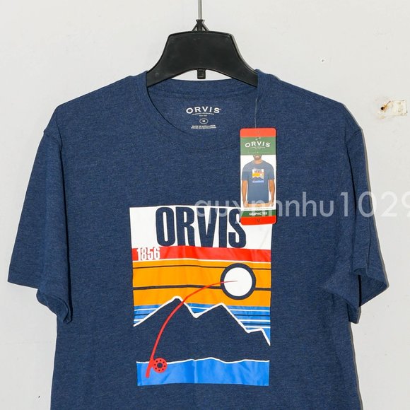 NWT Orvis men graphic tee in Blue - Picture 3 of 5
